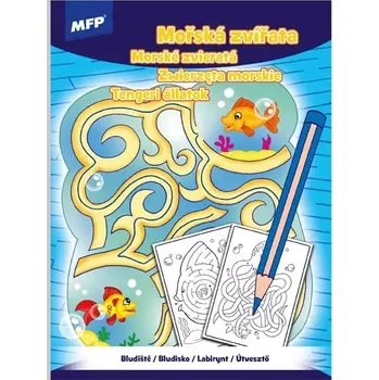 Sešit Omalovánky - Bludiště Mořská zvířata 210x276mm/32s A4