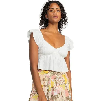 tílko Roxy Brisa Woven Top - WBS0/Egret M