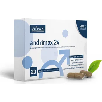 Podpora erekce Andrimax 24 20 kapslí