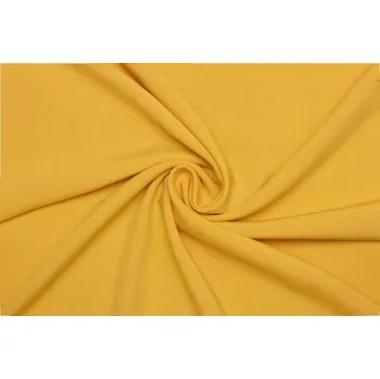 Šatová | halenková látka viskózová - Žloutkově žlutá