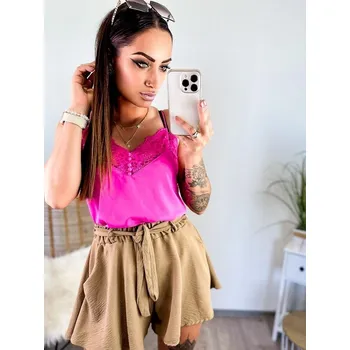 Dámské tílko v krásné růžové barvě , VELIKOST UNI ( S, M , L )