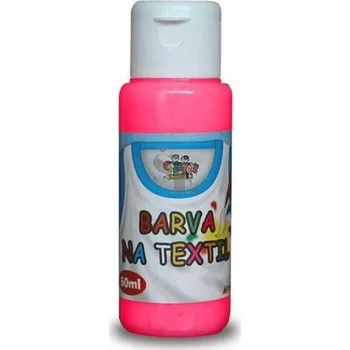 Výtvarná barva Barva na textil 60ml fluorescent růžová FT1201