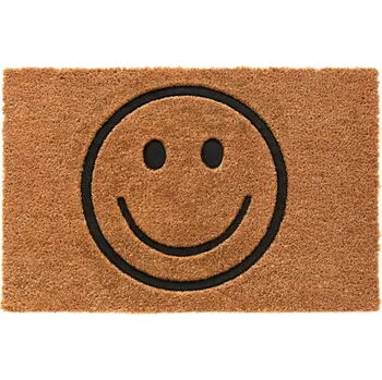 Rohožka Rohožka z přírodního kokosového vlákna SMILE 40x60 cm Mybesthome