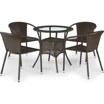 Zahradní sestava HALMAR Zahradní set Midas stůl + 4 křesla