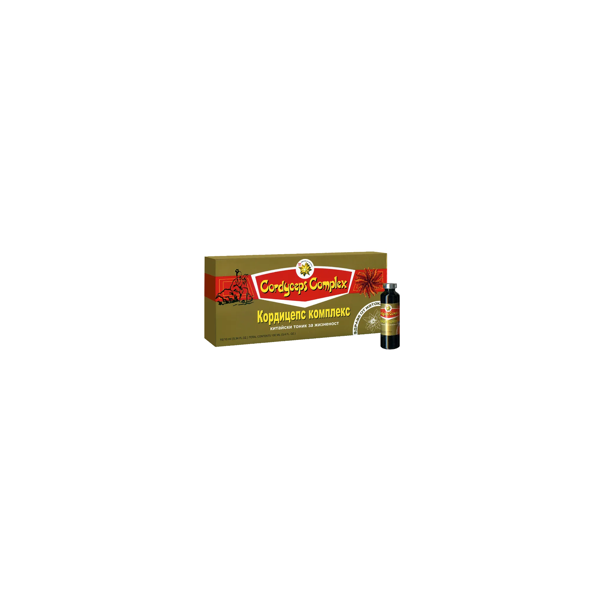 Fotografie 1 - Přírodní produkt Harbin Yeekong Cordyceps Complex 10x 10 ml
