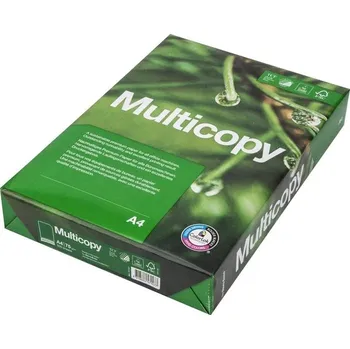 Kancelářský papír Papír xerografický A4 MultiCopy, 75 g, bílý, 500 listů