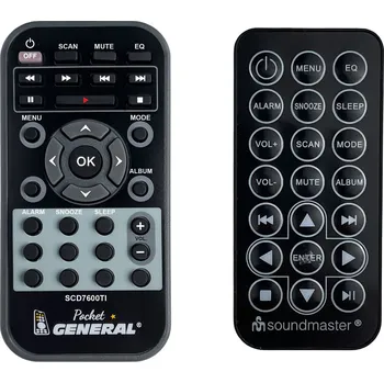 Dálkový ovladač SOUNDMASTER SCD7600TI - dálkový ovladač duplikát