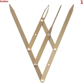 Make-up Nerezové pravítko pro permanentní make-up obočí - A1