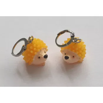 Náušnice Veselé 3D náušnice - ježečci