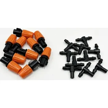 Zavlažovač Nastavitelný závlahový systém s rozprašovačem pro skleníky, až 100ks - 3cestná tryska 10KS