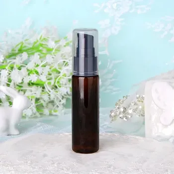 Cestovní lahvička na kosmetiku s pumpičkou - hnědá1,30 ml