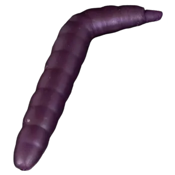 Rybářský háček 6ks - Červ Iron Trout Baco 4cm Fialová