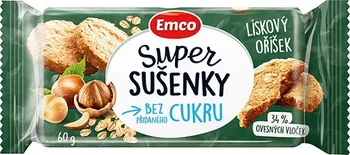 EMCO Super sušenky bez cukru lískový oříšek 60 g