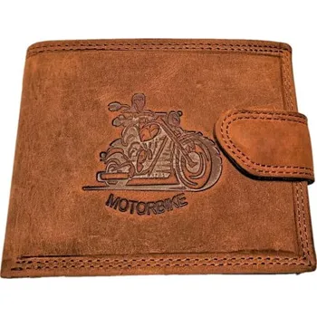 Peněženka KOŽENÁ PENĚŽENKA MOTORBIKE