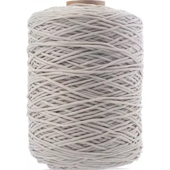 Příze Borgo de Pazzi Inda Matt 01 Světle šedá (Špagátová příze Inda Matt 01 Perla)