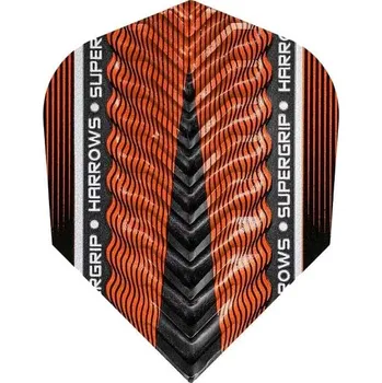 Příslušenství pro šipky Harrows letky Supergrip X No.6, Barva letky Orange
