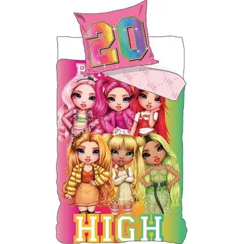 Povlečení Dívčí barevné povlečení Rainbow High Velikost: ONE SIZE