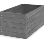 Transform šedý plastový vyvýšený záhon 150 x 81 x 66cm