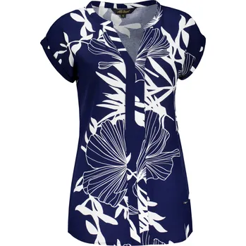 Dámské tričko Dámská halenka ALTISPORT CAITY TMAVĚ MODRÁ S