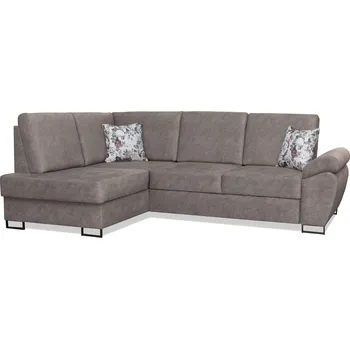 Sedací souprava Rozkládací rohová sedačka MILA hnědá