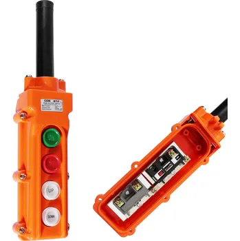 vypínač Onpira Oranžové dálkové ovládání pro jeřáb Model: 4 tlačítka