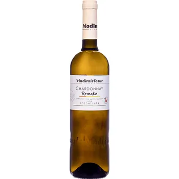 Víno Chardonnay REMAKE 2022, pozdní sběr, Vladimír Tetur