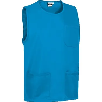 Gastro oděv Krátký pracovní úklidový kabát, tabard Costa modrá 1ks