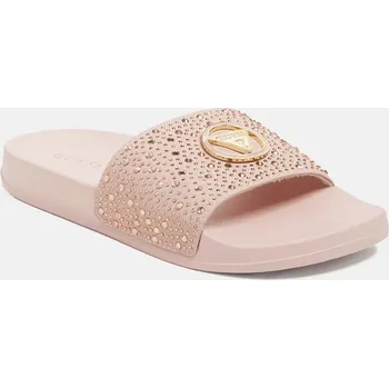 Dámské žabky GUESS dámské pantofle, nazouváky Sillia růžové 38,5