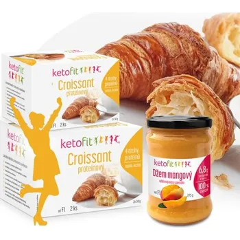 Keto dieta Balíček keto Croissanů a mangového džemu