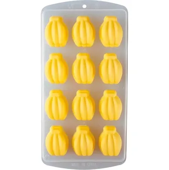 Silikonová forma na led | forma na výrobu mýdla - 12 banánů