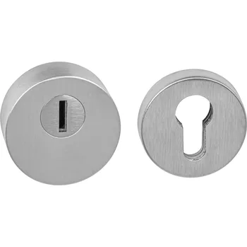 Dveřní kování TI - ROZETA CUBO - R rozety PZ OCS - Chrom broušený (96)