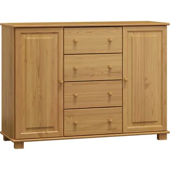 Komoda Max-i Komoda ze dřeva BERGE NORE Zvolte barvu:: moření olše, Hloubka: 42 cm