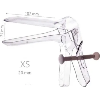 Diagnostický test Gynekologické zrcadlo - aretace kolíkem - 100 ks, vel. XS Velikost zrcadla: XS - průměr 20 mm