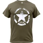 FOSTEX® Tričko VINTAGE US ARMY STAR zelená