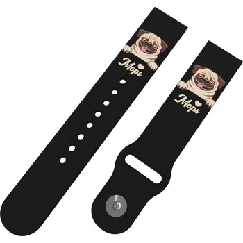 Příslušenství k chytrým hodinkám Strapido MOPSÍK řemínek 20 mm