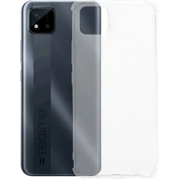 Pouzdro na mobilní telefon CVK Realme C11 - Průhledný kryt Typ krytu: Zesílená ochrana rohů a hran