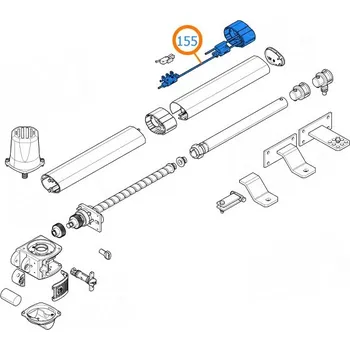 Pohon brány Came 119RID182