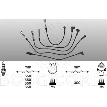 Auto elektroinstalace Zapalovací kabely VW POLO II 1.3 55kW