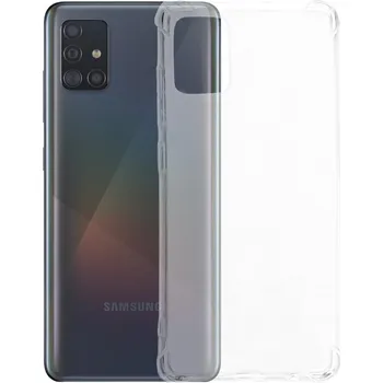 Pouzdro na mobilní telefon CVK Samsung A51 - Průhledný kryt Typ krytu: Zesílená ochrana rohů a hran
