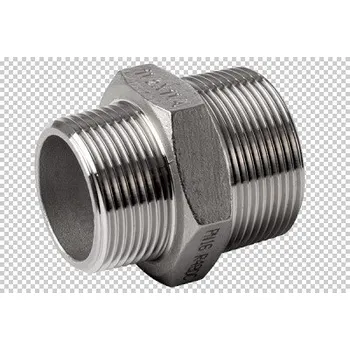 Spojovací materiál Dvojnipl se 6HR redukovaný, 1.4408, ISO 7-1R, BSP, 1"x3/8"