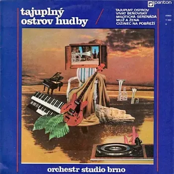 Česká hudba Orchestr Studio Brno – Tajuplný Ostrov Hudby 1976 VG+, VYPRANÁ Vinyl (LP)