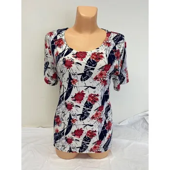 Dámská tunika Halenka KARMI, Barva Jako na obrázku, Velikost XXL 48, Materiál 96% Viskoza 4% Lycra