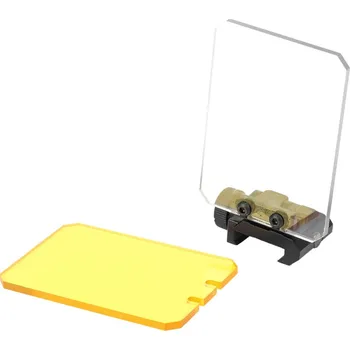 Kolimátor Shooter Hranaté ochranné sklíčko pro optiky a kolimátory - černé