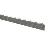 vidaXL Gabionová zeď z pozinkované…