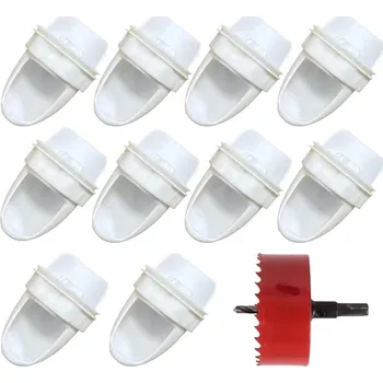 Krmítko pro ptáka Vodotěsné gravitační krmítko pro drůbež, 1ks - Bílá 11ks