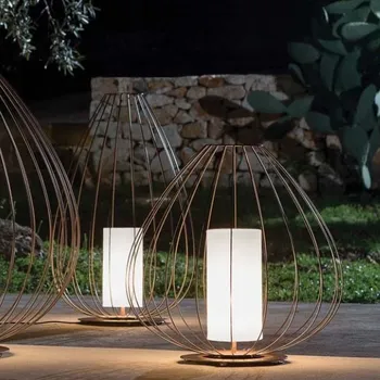 Venkovní osvětlení Karman Cell 62 cm, venkovní designová stojací lucerna, Karman