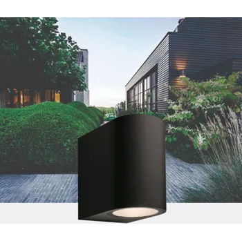 Venkovní osvětlení Garden Lights Gilvus černý, exteriérové nástěnné svítidlo, LED 4W, 12V, teplá bílá, Garden Lights