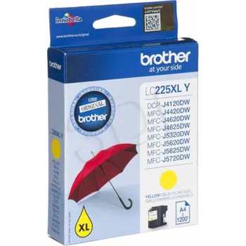 Originální inkoust Brother LC225XLY (žlutý)