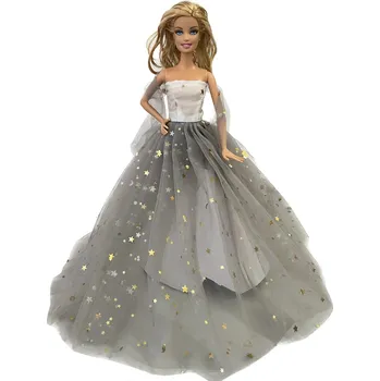 Šatičky a botičky pro panenky Barbie (30 cm) Barva: C