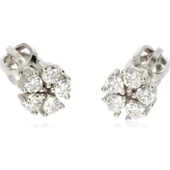 Náušnice Zlatnictví Helios Náušnice pecky z bílého zlata